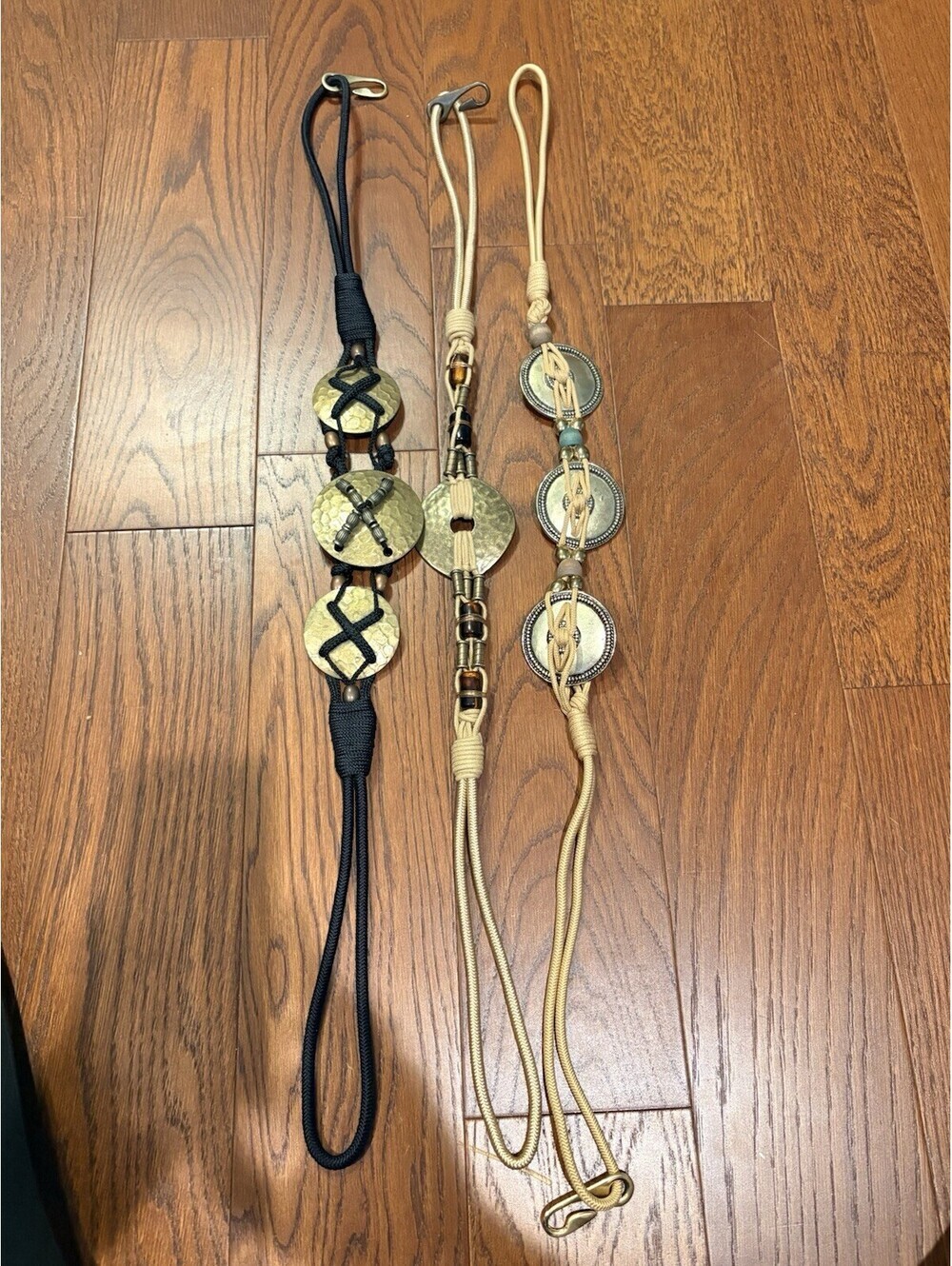 Retro Women Belts Rope Lot Of 5 Various Styles M/L Disco
